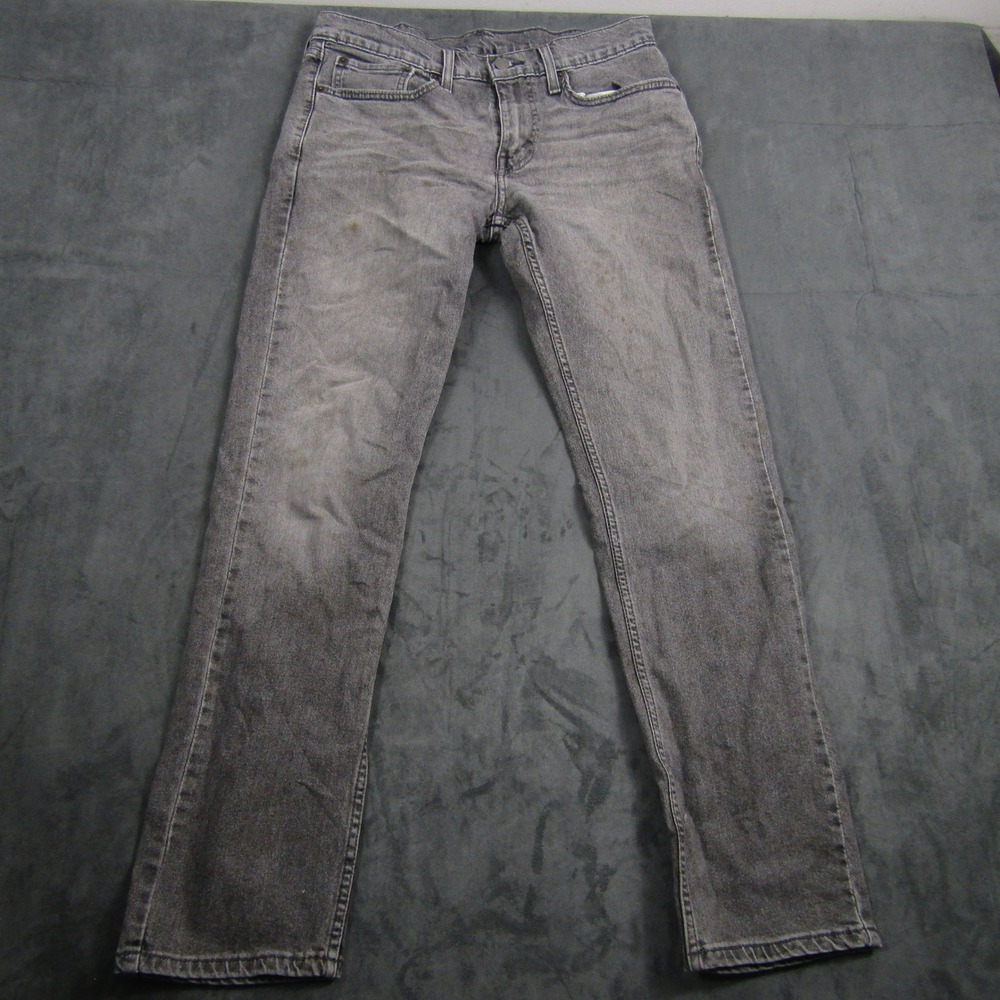 Levis 511 Slim Fit Jeans Mens 32x32 Gray Stretch Denim 00964